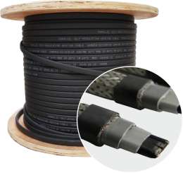 Саморегулирующийся кабель SAMREG 24-2CR 24Вт с UF-защитой для обогрева кровли и труб (цена за метр)